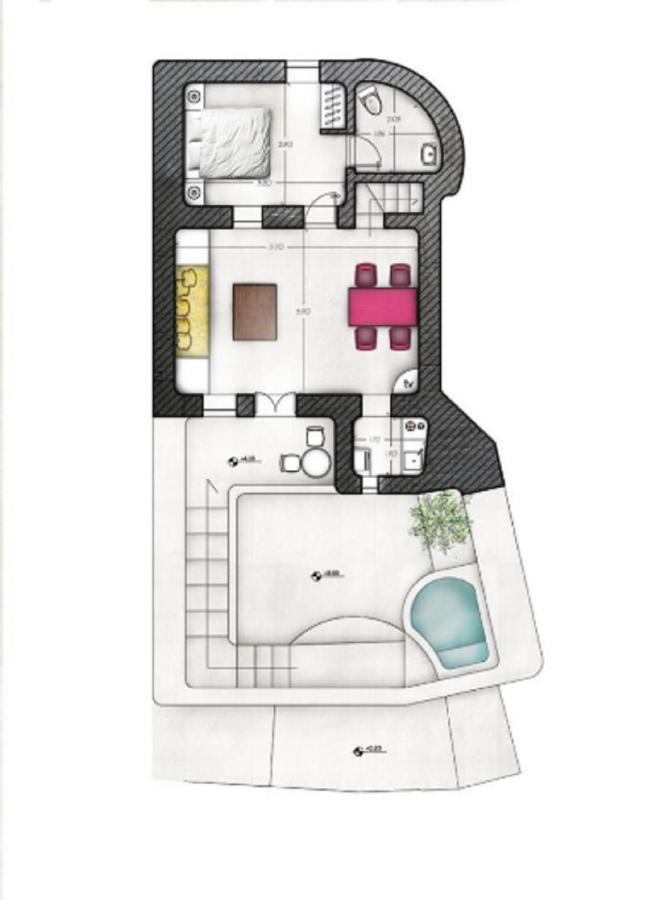 The Small Architect'S House Pyrgos Kallistis Exterior foto